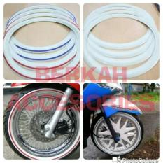 White Wall / Lis Ban Velg 14 lis biru