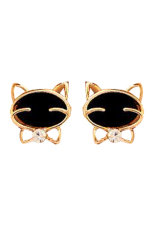 Grosir 2015 Baru Korea Anting Kristal Telinga Ledakan Modelsbuckle Jaringan Bintang dengan Kucing Fashion Seri-Internasional