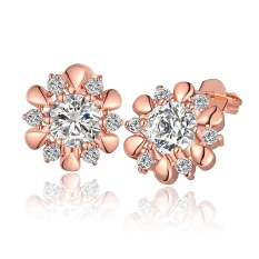 Grosir Nickle Gratis Antiallergic 18 K Emas Plated Earrings untuk Wanita Baru Fashion Perhiasan-Intl