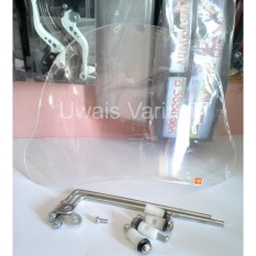 Windshield Tameng Pelindung Angin Universal Untuk Motor Bebek Matik Dan Sport Ukuran Pendek Bahan Paling Tebal