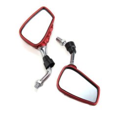 Wise Membeli Pair Motor Sisi Spion Belakang Skeleton Tangan Merah 10mm For Suzuki