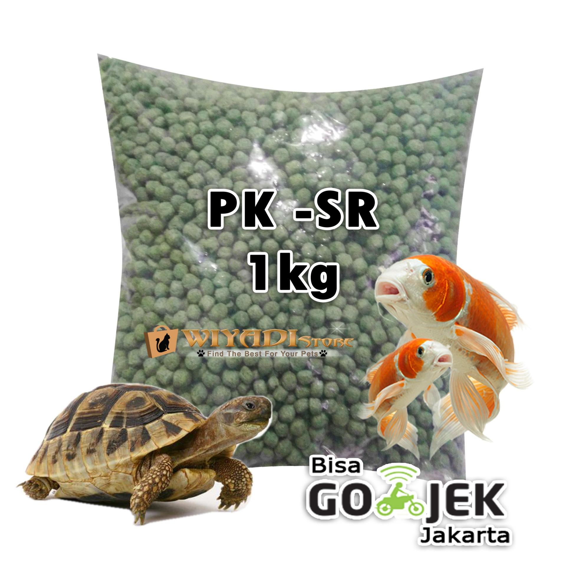 WiyadiStore - Makanan Pakan Pur Pelet Ikan Mas Koi Maskoki Kura Kura - PKSR Hijau Repack 500gr 