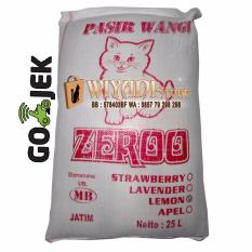WiyadiStore - Pasir Gumpal Wangi Kucing 1 Karung - Cat Sand Zeroo 25 Liter
