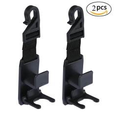 Womdee Mobil Kait Organizer, Mobil Belakang Kursi Sandaran Kepala Kait Otomatis Hanger Penyimpanan Organizer Berat Tugas Kait untuk Tas Tangan, botol, Dompet, Mantel, Tas Belanja, 2 Pack-Internasional