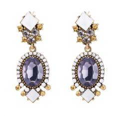 Wanita Fashion Geometris 5.6*2.2 CM Multicolour Perunggu Antik Berlapis Beli Anting Online Perunggu Antik Berlapis-Internasional