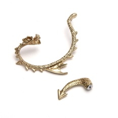 Wanita Gothic Punk Dragon Manset Anting Tindik Telinga-Intl
