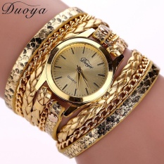 Wanita Fashion Mewah Jam Pendant Jantung-Emas-Intl