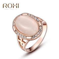 Wanita Mewah Korea Gold Selling Tren Lonjong Batu Mata Kucing Berlian Cincin Retro Perhiasan Zirkon Cincin Asli Ornamen modis Klasik Pernikahan Cincin Pertunangan Kado Kualitas Terbaik Perhiasan-Internasional