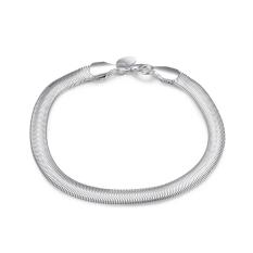 Wanita Romantis Pria Ular Bentuk Gelang Berlapis Perak Bangle Tubuh Rantai Perhiasan Gelang-Intl