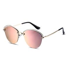 Women Semi Rimless Outdoor Sungalsses dengan Kacamata Box-Intl