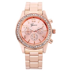 Wanita 2362-rosegold-GEN Zirkonia Kubik-Beraksen Rose Gold-Tone Watch-Intl