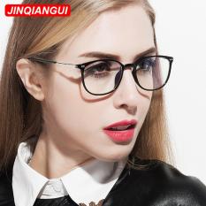 Eyewear Wanita Fashion Oval Kacamata Hitam Bingkai Kacamata Polos untuk Miopia Wanita Kacamata Optik Kacamata Oculos