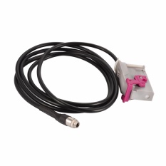 XCSOURCE 3.5mm Female Jack RNS-E AUX-IN Adaptor Kabel dengan TV Tuner 32Pin Jack untuk Audi RNS-E Sistem Navigasi AC872 -Intl