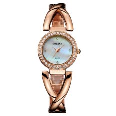 Xfsmy Kingsky Produsen Grosir Penjualan Langsung Lady Watchesquartz Crystal untuk Menjual Melalui Keinginan Penjual Besar Persediaan Penting (Rose Emas) -Intl