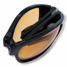 Yangunik Kacamata Lipat Anti Silau HD Vision Fold Aways - Hitam