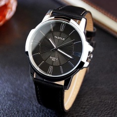 YAZOLE 332 Pria Besar Dial Bisnis Fashion Table Black-Intl