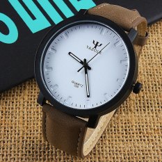 YAZOLE Merek Watch Pria Wanita Watches QUARTZ Jam Tangan Female Male Kuarsa-watch YZL320-Brown-Intl