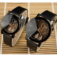 YAZOLE Lovers Quartz Watch Women Men Brand Famous Wrist Watch Female Male Clock Ladies Watches for Woman Man 1 Pair=2 Pieces - intl