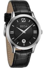 Zeca 312 - Jam Tangan Wanita - Hitam - Kulit