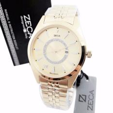 Zeca Milan Edition Zc1003L03G Analog Kasual Jam Tangan Wanita Stainless Steel (Gold)