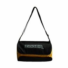 Ziger Tas Duffle Pria selempang sport Gym futsal swimming MA00055-ZV Black Yellow