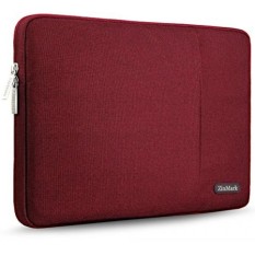 Zinmark Laptop Lengan 14-15.6 Inch untuk 15 Macbook Udara Macbook Pro 2016 14-15 Apple ASUS Acer lenovo Dell Chromebook Komputer, membawa Tas Sarung, Tahan Tahan, Merah-Internasional