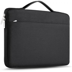 ZINZ 13-13.3 Inch Laptop Sleeve Case Cover untuk Macbook Air/Macbook Pro 2015/Retina/Permukaan Buku, Ultrabook Laptop Bag untuk 13 13.3 Lenovo Dell Toshiba HP ASUS Acer Chromebook-Hitam-Intl