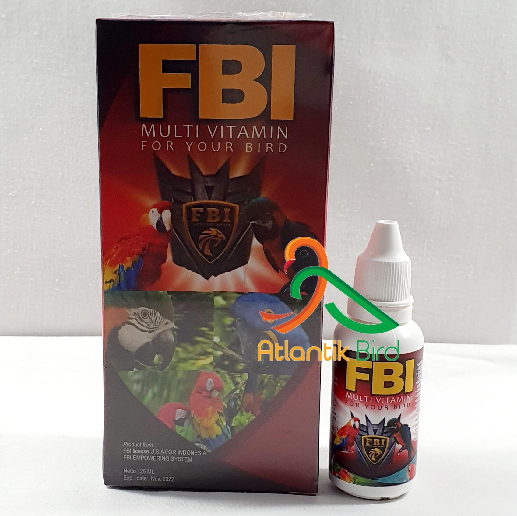 Fbi Multivitamin Penggacor Semua Burung License Usa Lazada Indonesia