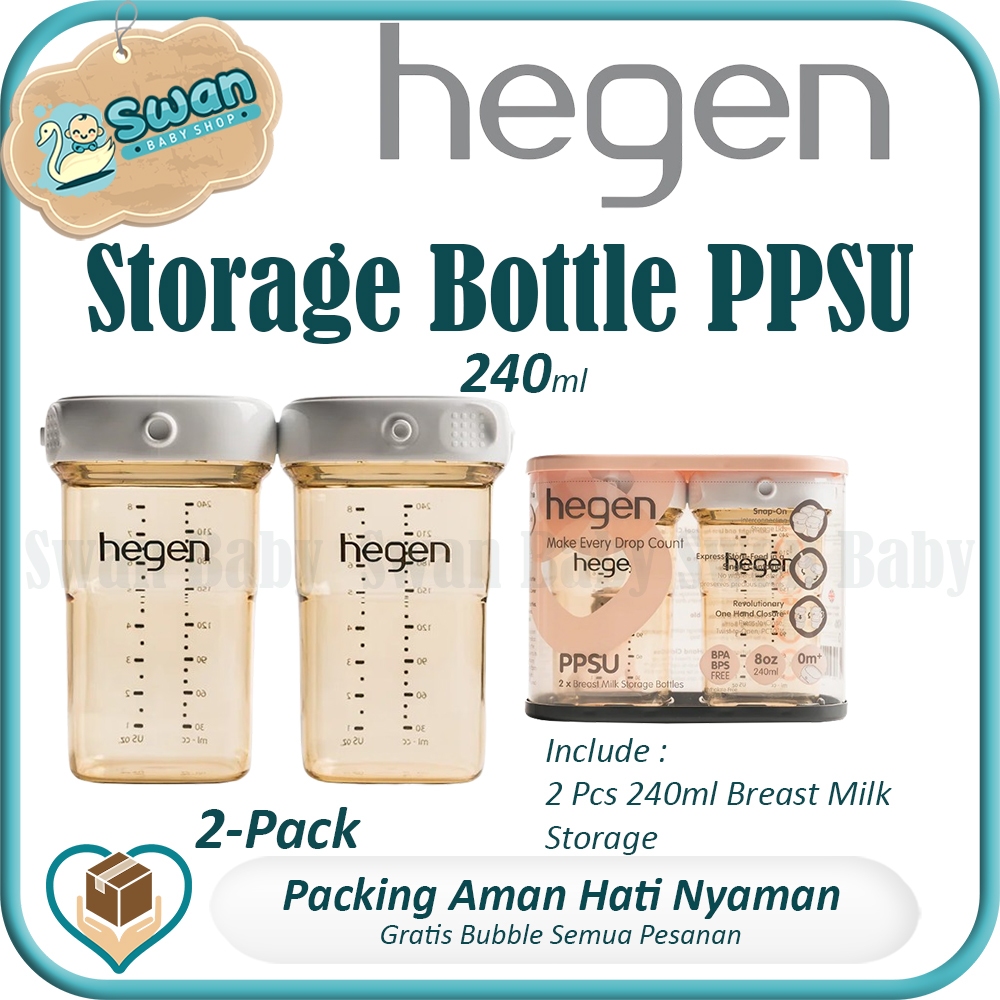 Hegen PCTO™ 240ml 8oz Breast Milk Storage PPSU, 2-Pack Lazada
