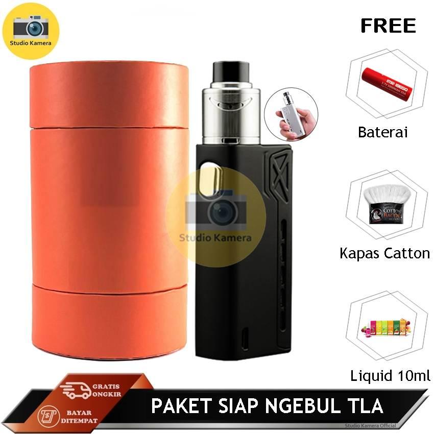 Studio Kamera - Paket Siap Ngebul TLA Terminator Rokok Elektrik Vape TLA + Free Baterai Kabel Data Coil Liquid Kapas Studio Kamera - Paket Siap Ngebul TLA Terminator Rokok Elektrik Vape TLA + Free Baterai Kabel Data Coil Liquid Kapas