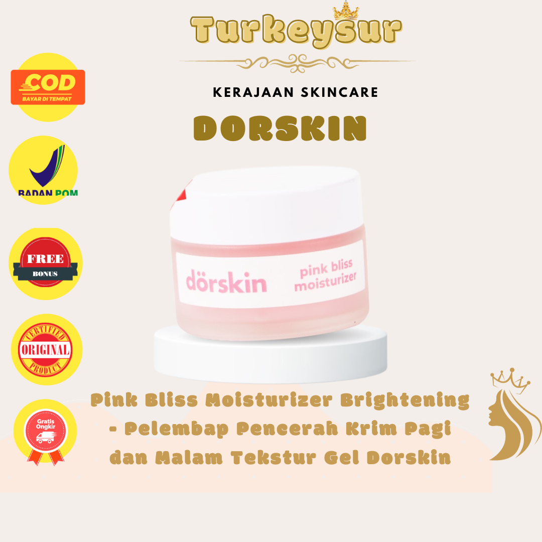 Dorskin Pink Bliss Moisturizer Brightening Pelembap Pencerah Krim