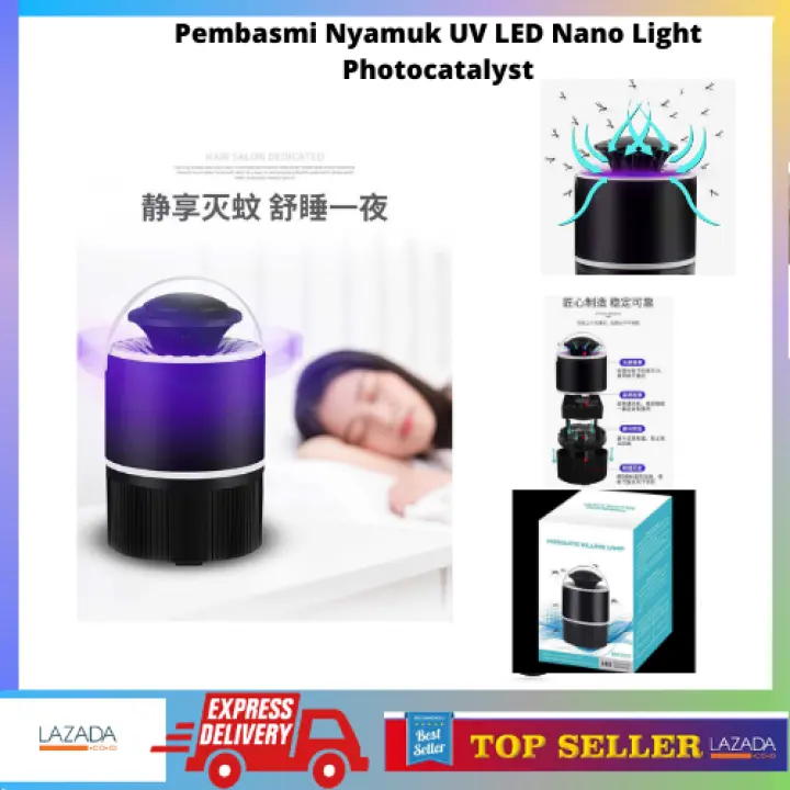 pembasmi nyamuk uv led nano light photocatalyst pembasmi nyamuk uv led nano aman untu anak bayi dan balita pembasmi nyamuk uv led nano tanpa asap