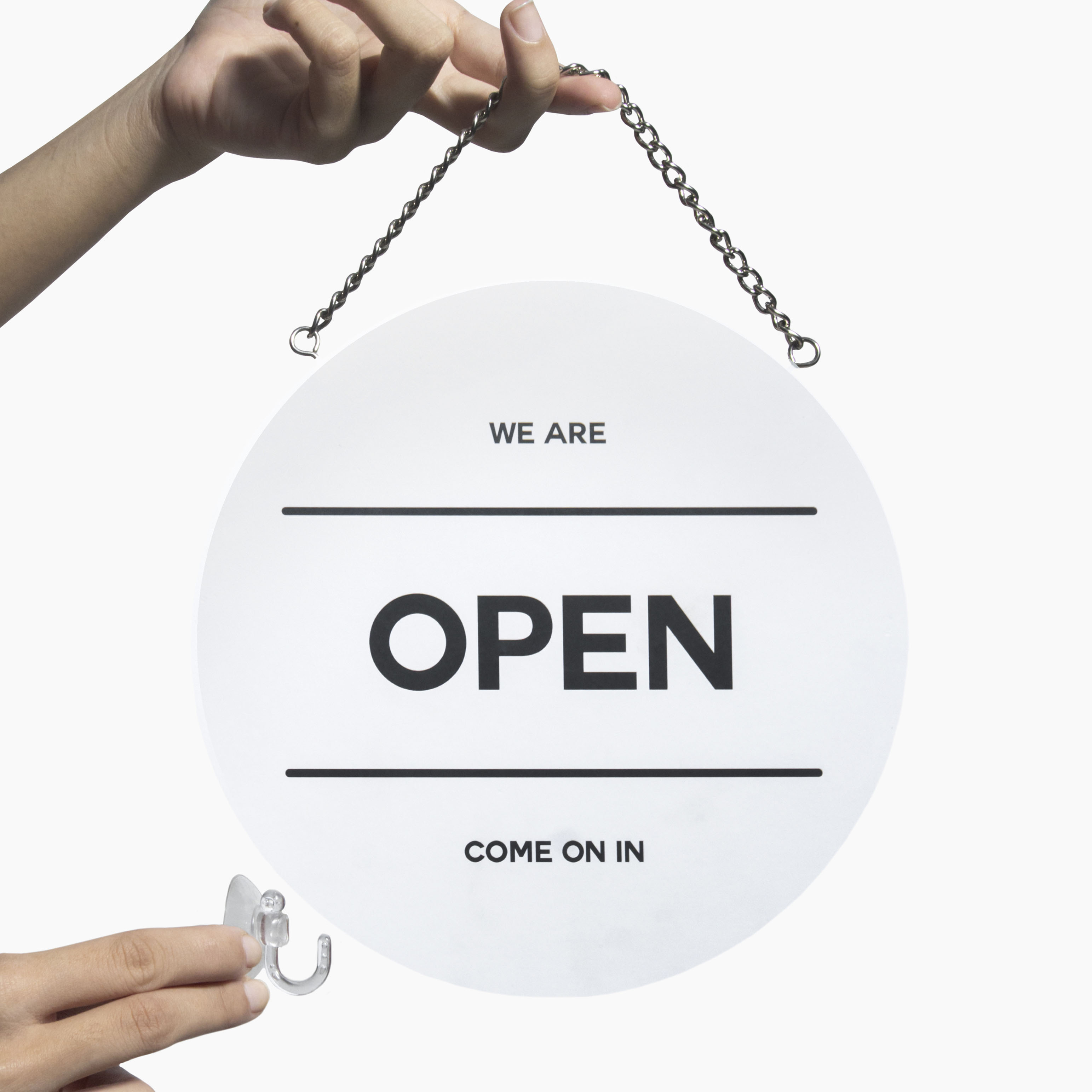 papan tanda open closed - door sign - open closed signage | Lazada ...