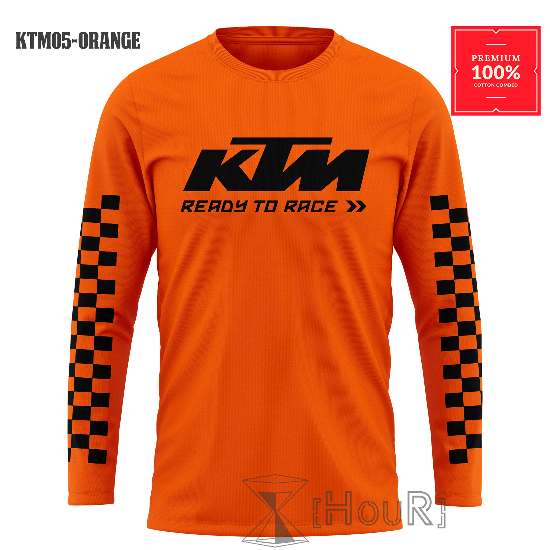 BAJU KTM T-Shirt Pria BAJU KAOS DISTRO KTM RACING LENGAN PANJANG