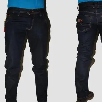 ... dan trendy promo. Bisa bayar di tempat(COD)-Celana jeans pria model slimfit warna hitam garmen