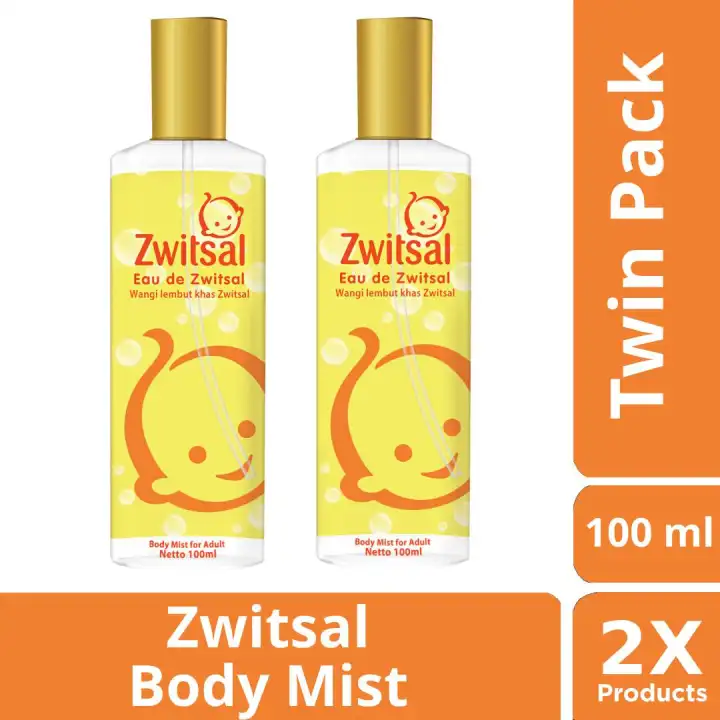 zwitsal eau de toilette body mist 100ml