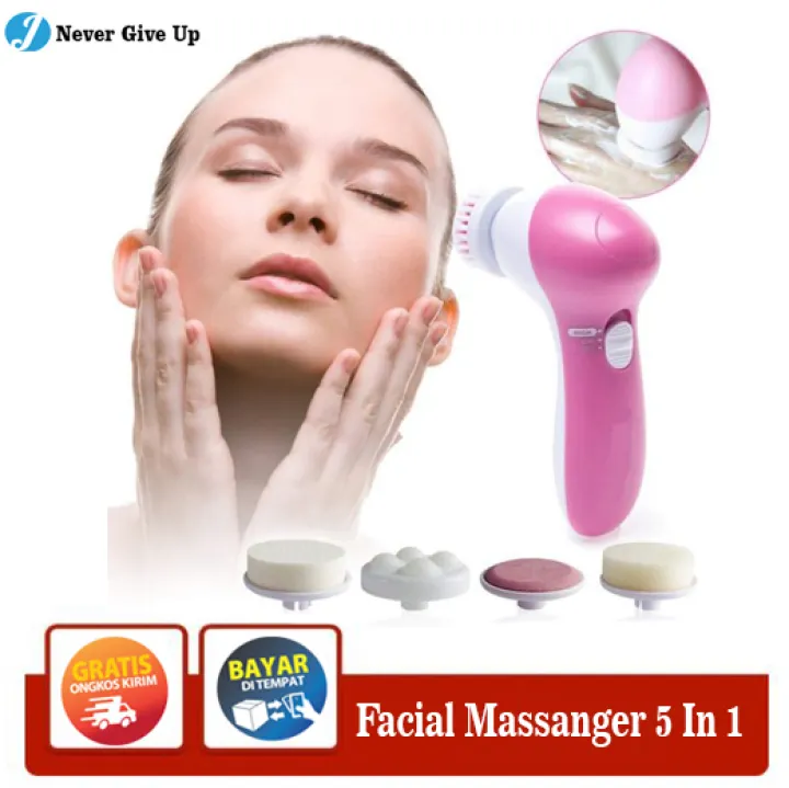 Alat Pembersih Wajah 5 In 1 Beauty Care Facial Massager 5 In 1 Lazada Indonesia