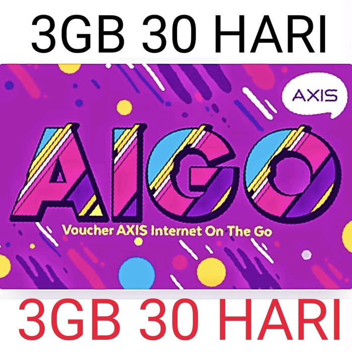 Jual Voucher Axis 3gb 30hari Full 24jam Lazada Indonesia