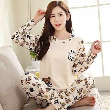 Princess Wardrobe - Adorq bear pajama set / Piyama import / Setelan baju tidur / Daster / Lingerie /