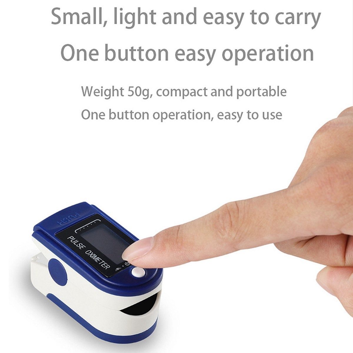 Alat Mengukur Kadar Oksigen Dalam Darah - Oximeter - Pengukur Saturasi