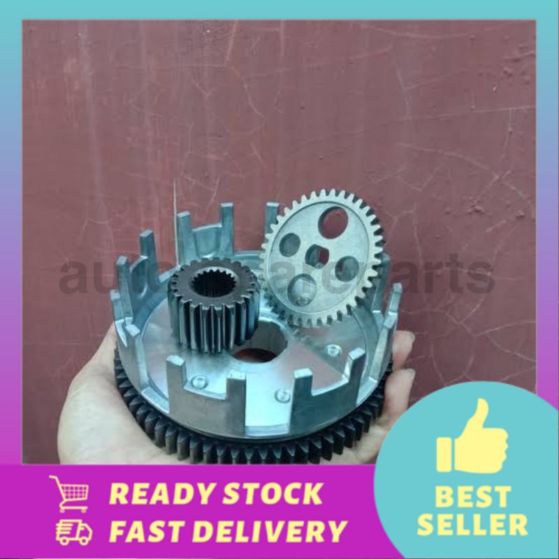 Drafgear gear set house rumah kampas kopling viar persamaan megapro