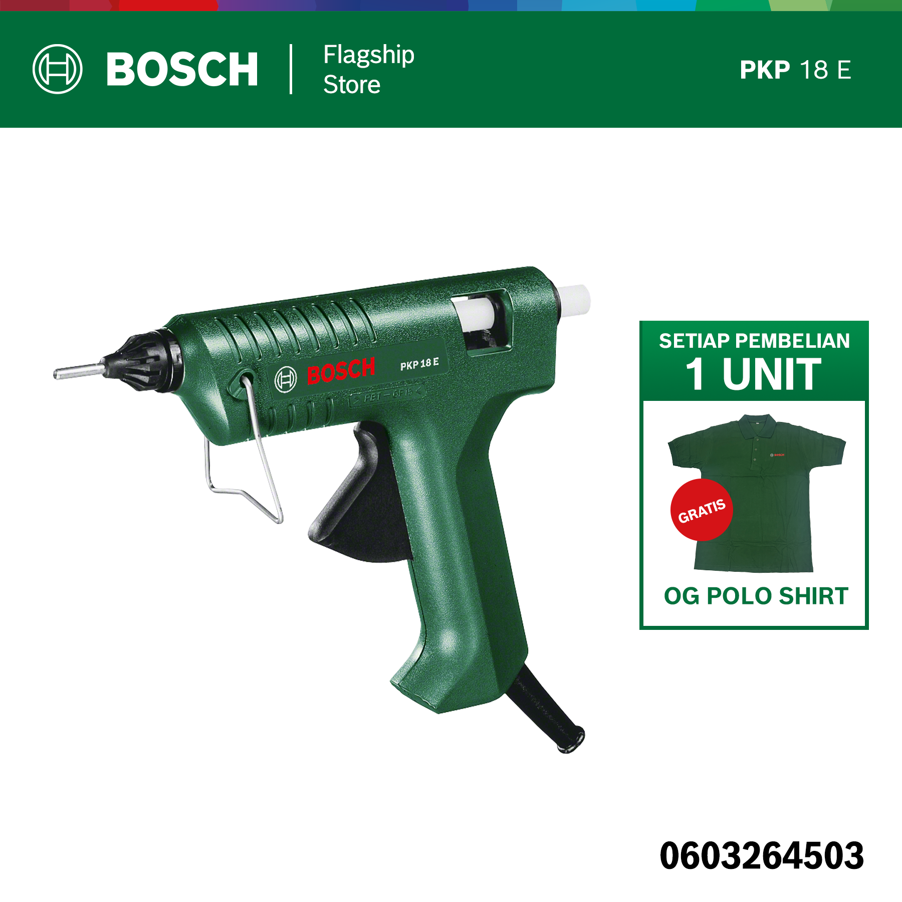 BOSCH Lem Tembak PKP 18 E / Glue Gun - 0603264503