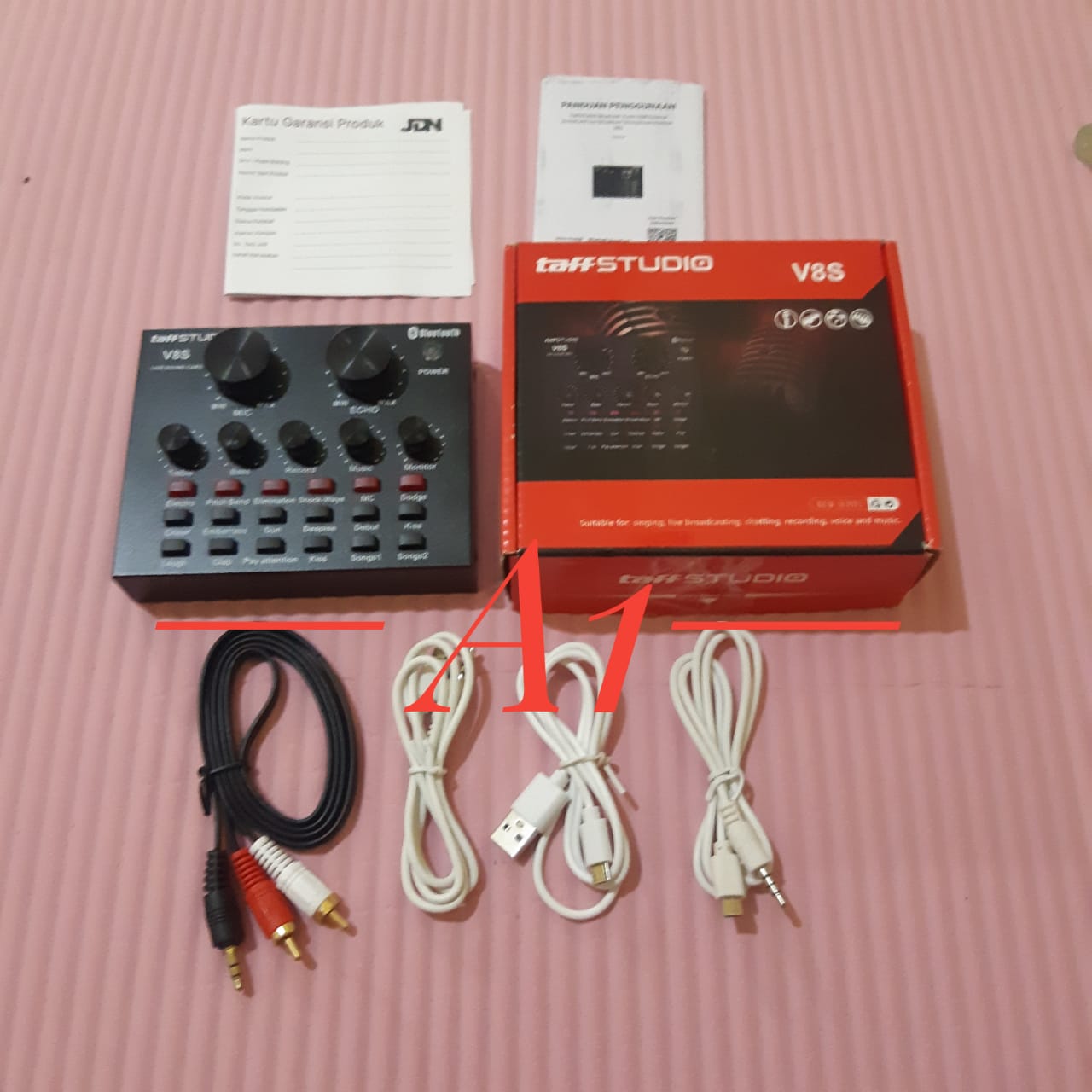 ALAT KARAOKE LENGKAP Bluetooth MIXER DAN MIK TV LAPTOP SALON POWER