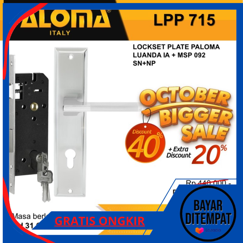 ✅👍TERLARIS!!! Kunci Set PALOMA LPP 715 Handle Mortise Cylinder Lock Gagang Pintu SEDIA JUGA Gagang pintu rumah 1 set kunci - Gagang pintu - Gagang pintu rumah model terbaru 2021 - Gagang pintu rumah minimalis 2021 - Gagang pintu rumah 2 pintu ✅👍TERLARIS!!! Kunci Set PALOMA LPP 715 Handle Mortise Cylinder Lock Gagang Pintu SEDIA JUGA Gagang pintu rumah 1 set kunci - Gagang pintu - Gagang pintu rumah model terbaru 2021 - Gagang pintu rumah minimalis 2021 - Gagang pintu rumah 2 pintu