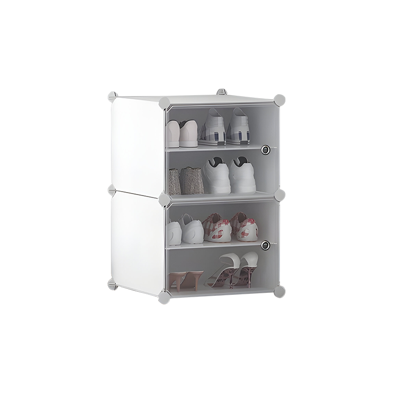 Rak Sepatu Anti Debu Susun Tebal Shoe Rack Portable Serbaguna