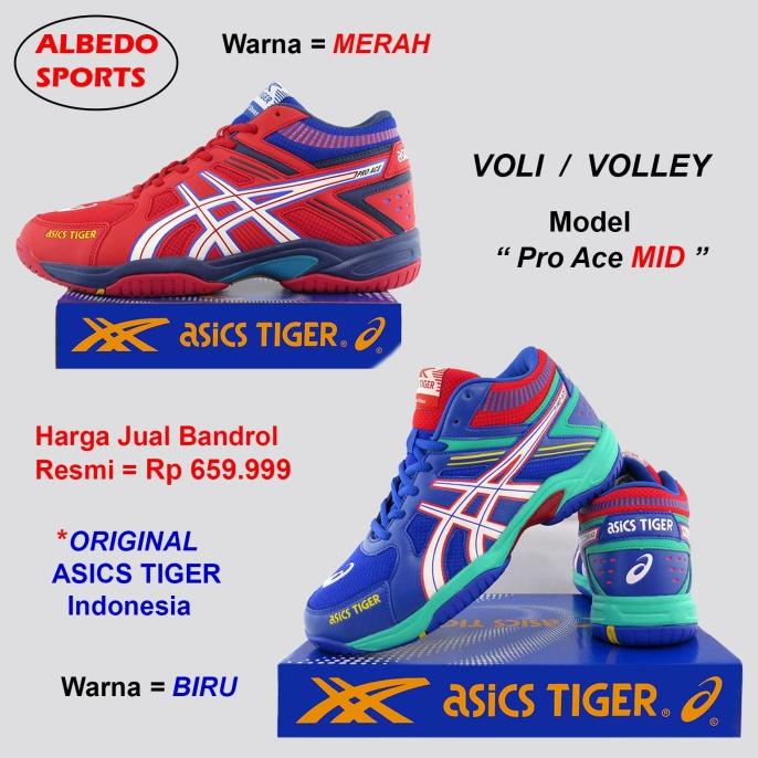 Sepatu voli 2025 asics tiger