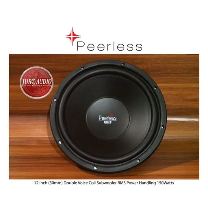 Peerless Double Voice Coil Subwoofer 12 Inch Lazada Indonesia