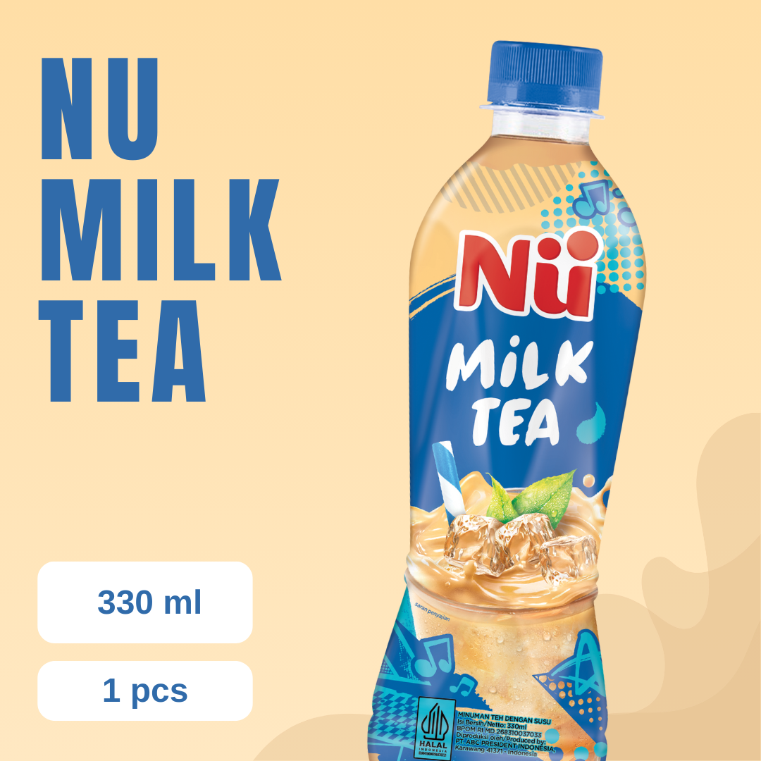 NU MILK TEA ORIGINAL BTL 330 ML