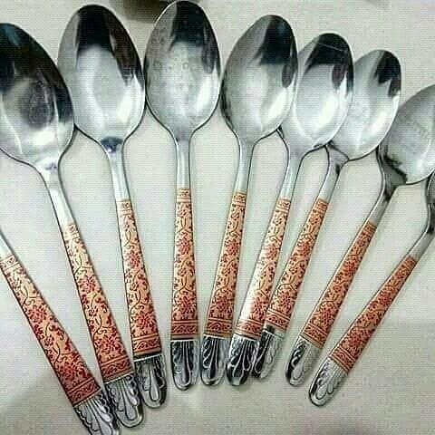 Sendok batik Set Stainless 12pcs/Sendok Stainless Tebal/Sendok Makan Stainless