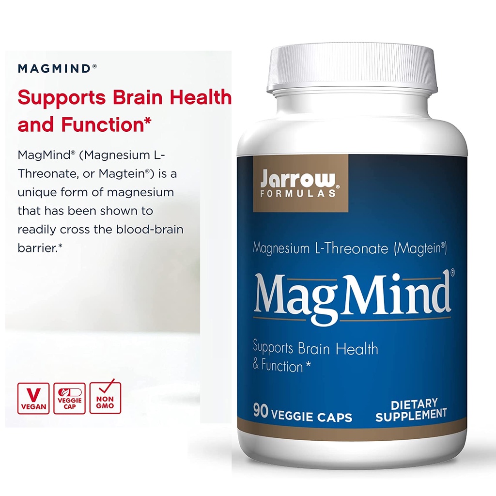 (DIJAMIN ORIGINAL) Jarrow Formulas MagMind Cognition Brain Magnesium L
